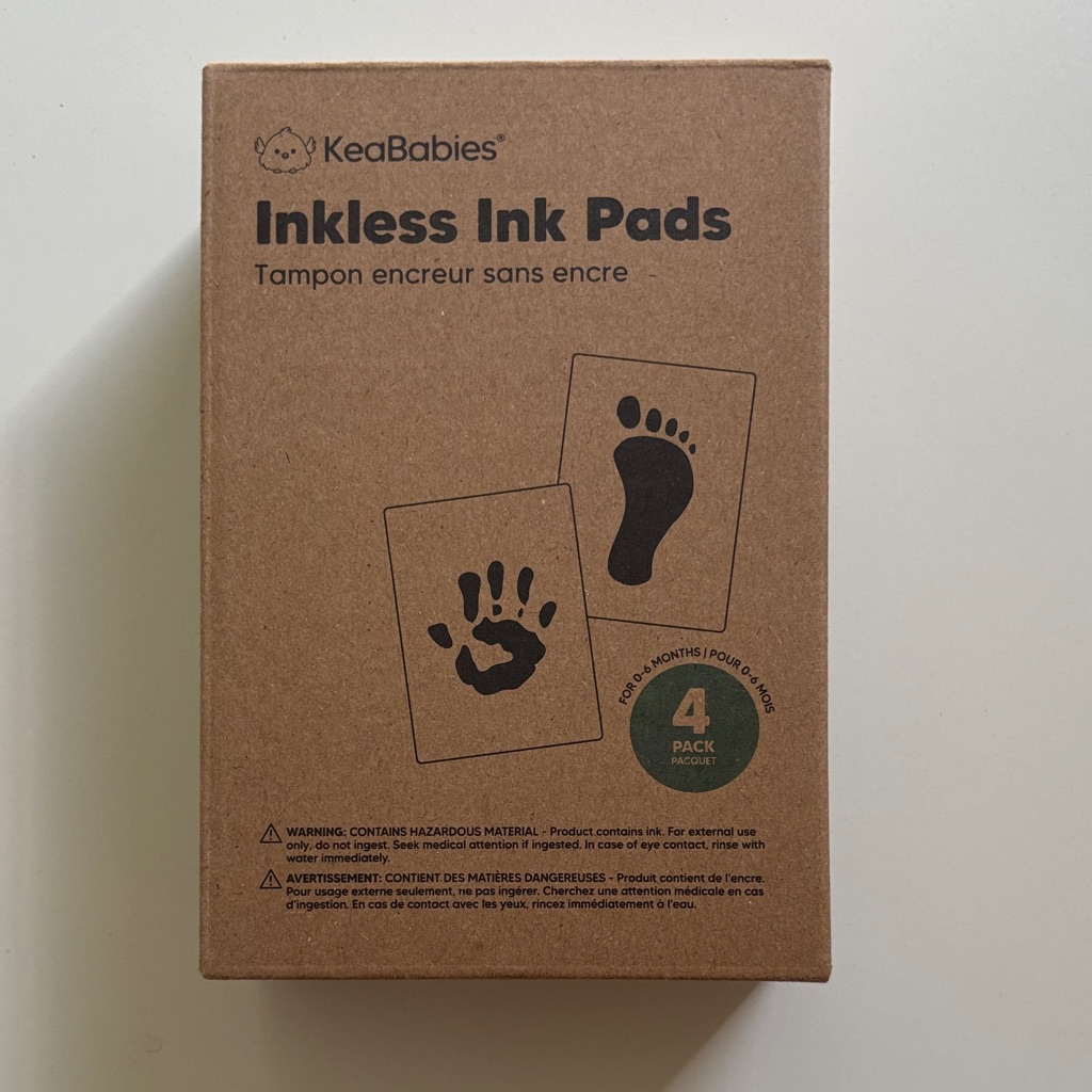 Keababies Inkless Ink Pads Handprint And Footprint Or Pawprint Memory Keepsake